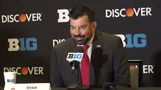 Ryan Day breakout session at Big Ten Media Days talking 2026 Buckeyes