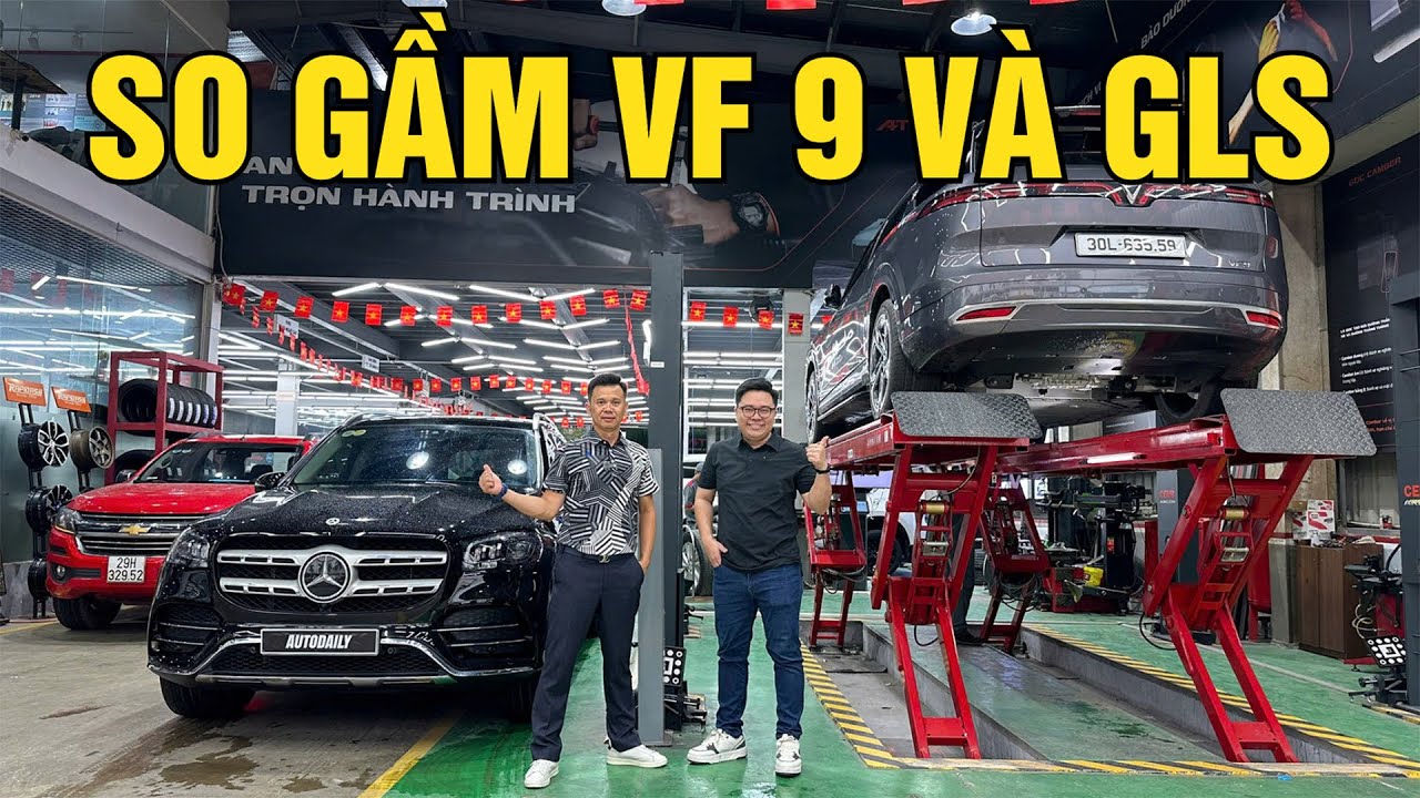 So sánh gầm VinFast VF 9 và Mercedes-Benz GLS: Xe Việt không kém cạnh xe Đức! |Autodaily.vn