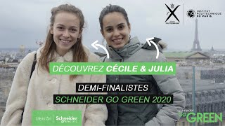 Cécile Julia, Demi-Finalistes De Schneider Go Green 2020