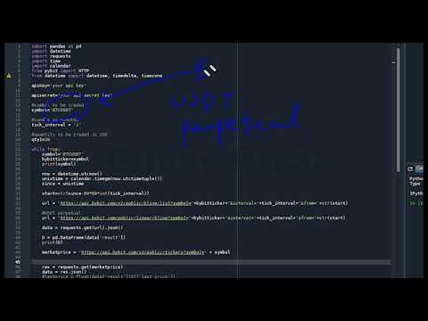 #Bybit API Automated Trading Bot (Moving Average Goldencross)(USDT Perpetual)