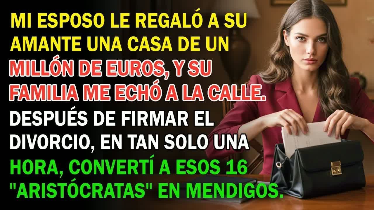 Mi Esposo Le Compró Una Mansión A Su Amante  Una Hora Después, Toda Su Familia Tuvo Que