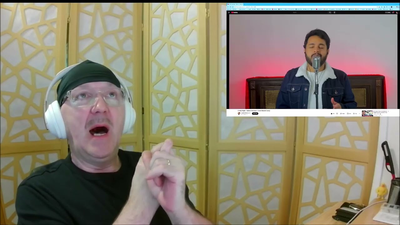 1st Time Reaction to Gabriel Henrique - O Holy Night