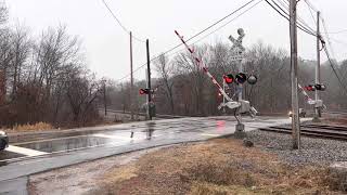 MBTA Noon Railfanning in West Acton, MA (1/3/23)