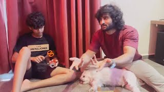 Sudheer Babu Singing Harom Hara Movie Song With His Son | MS Talkies