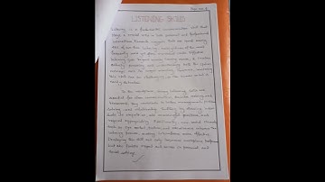 1 Sem,Practicum 1.1.4, Assignment on Developing Listening skills- Listening to speech directions.