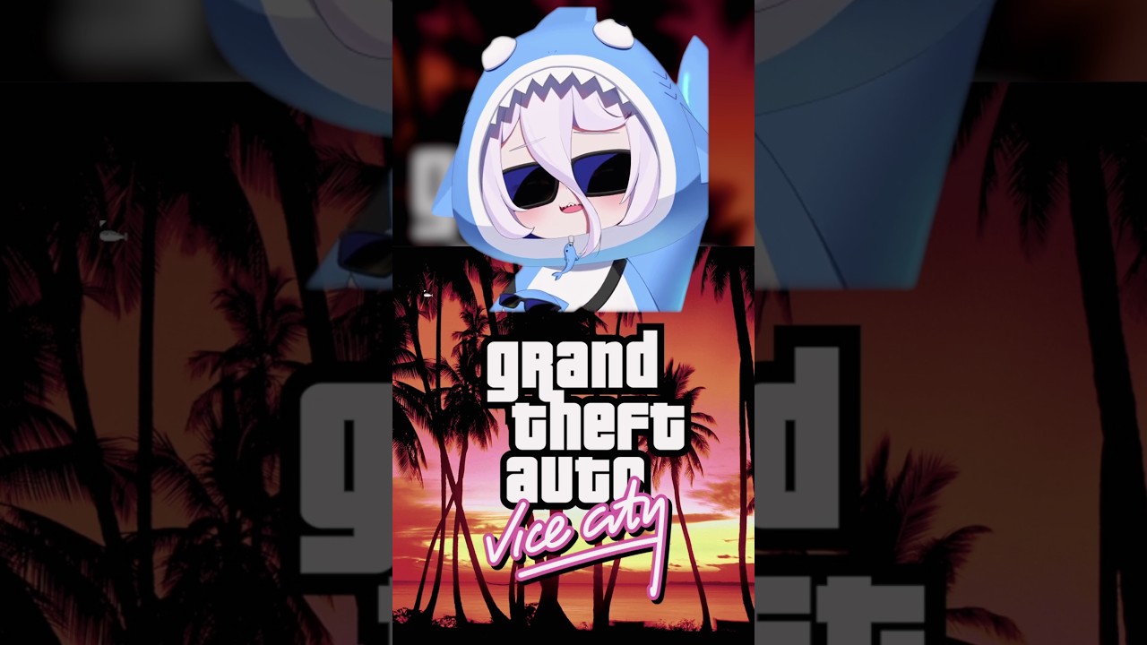 Wiggly Henya vibes to GTA vice city intro