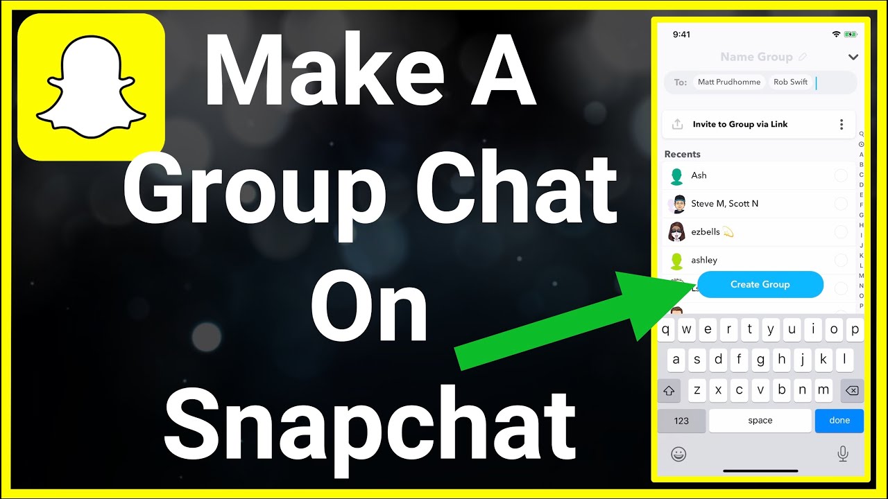 How To Make A Group Chat On Snapchat YouTube