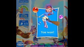 Bubble Witch 2 -- Level 2141 -- NO BOOSTERS
