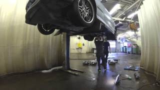 BMW e39 M5 Eisenmann Race Exhaust Montage Timelapse