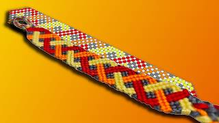 This Bracelet FLOWS Like a Braid 🤯 (Easy 12-String Pattern!)