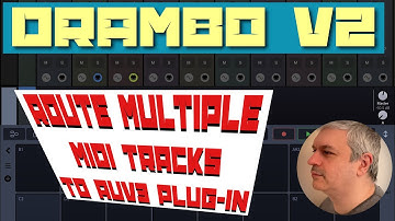 BeepStreet Drambo v2 - Demo / Tutorial 75: Route Multiple Midi Tracks to an AUv3 Plug-in