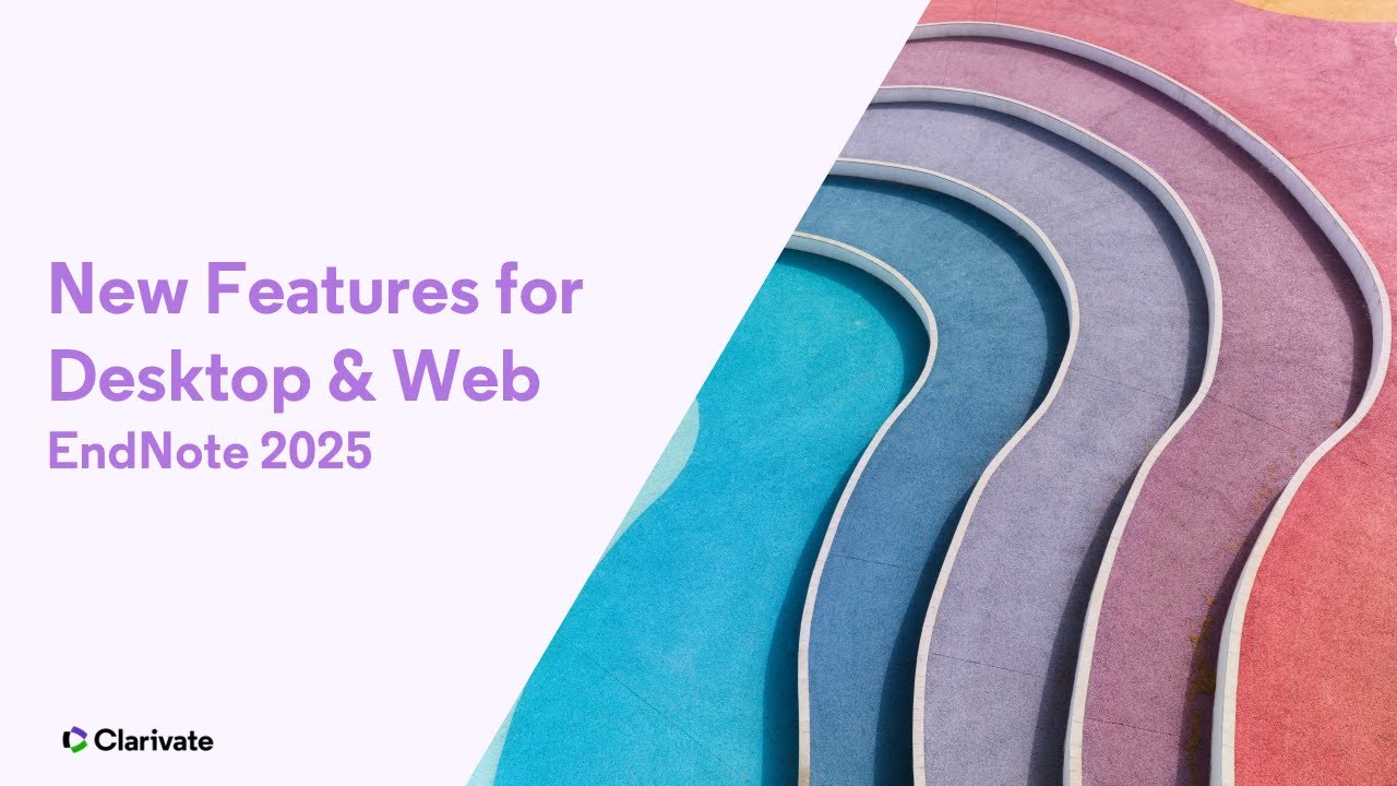 What’s New in EndNote 2025 - Desktop & Web Enhancements - YouTube