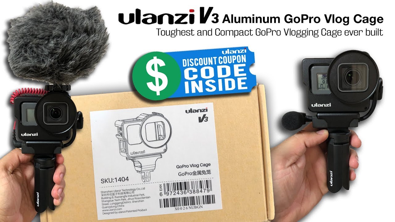 World's toughest GoPro Hero 7 vlogging cage Ulanzi V3