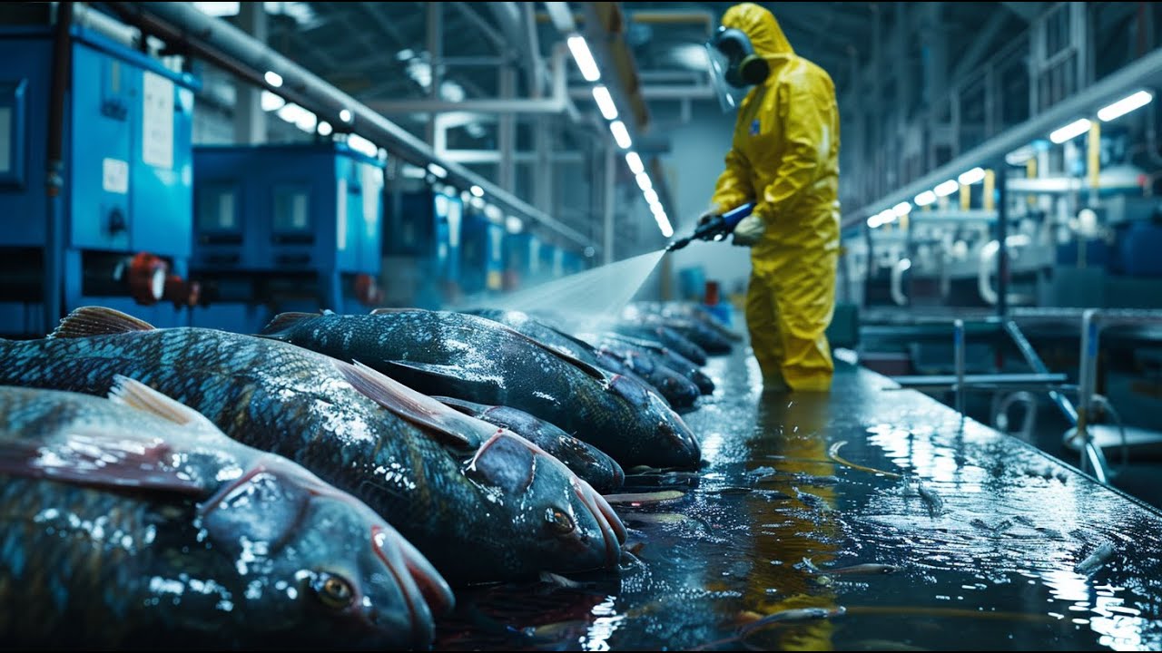 American Fishermen Use Large Pot To Catch Millions of Fish Cod And Crabs on Their Boats