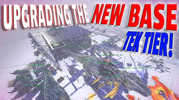 Upgrading the NEW base to TEK tier! Ark PvP