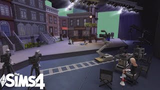 Margot Robbie's Film Studio | The Sims 4 Speed Build | NoCC with wallart