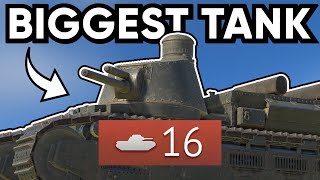 The Largest Tank In War Thunder
