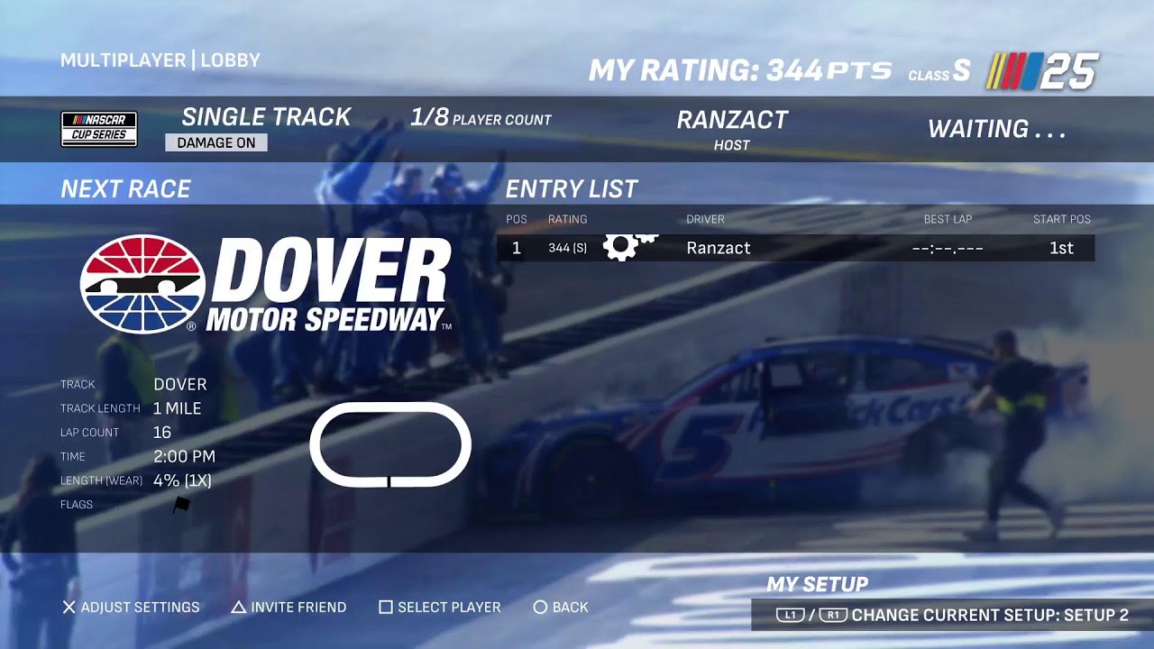 Nascar 25... LIVE 25 Online Event DOVER