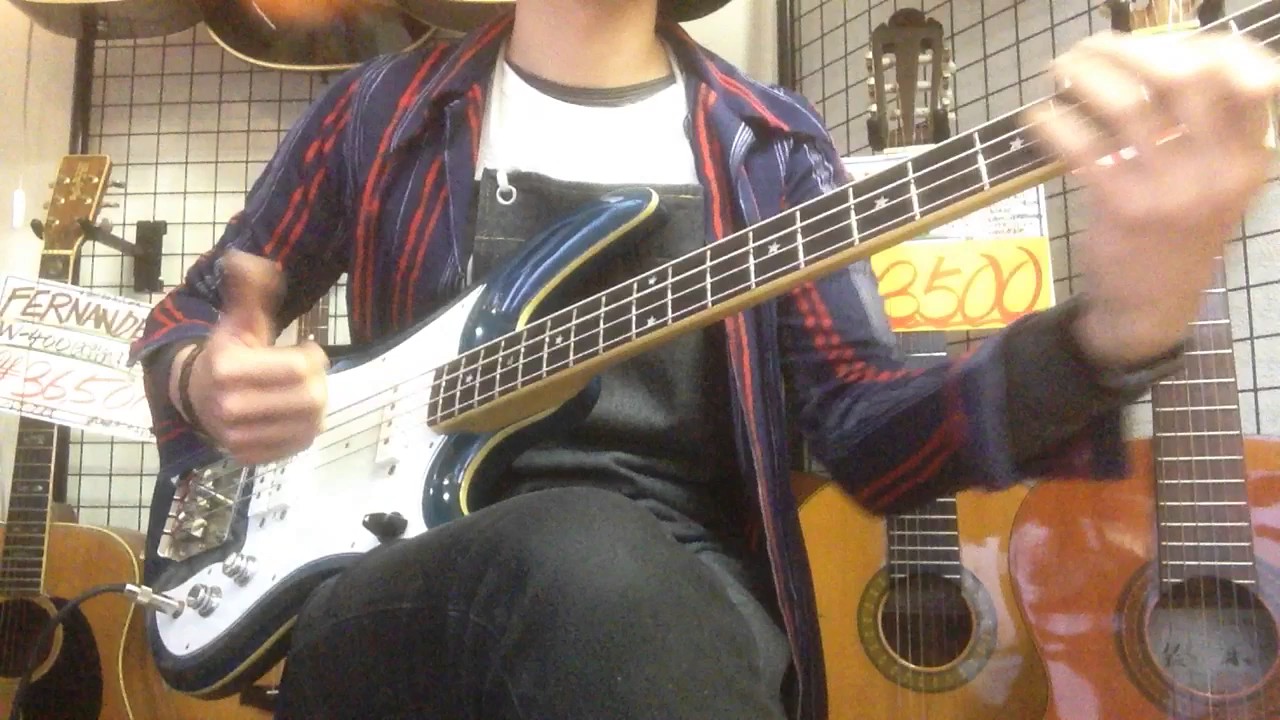 Guyatone SHARP5 EB-9 CUSTOM =中古楽器店dee-custom= - YouTube