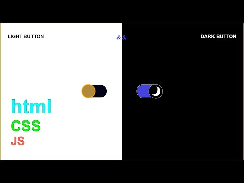 Create a Toggle Button  | On Off | and  Dark/Light Mode using [HTML,Css and JS]..