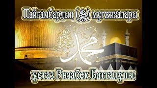 Пайғамбардың (ﷺ)  мұғжизалары. ұстаз Ризабек Батталұлы