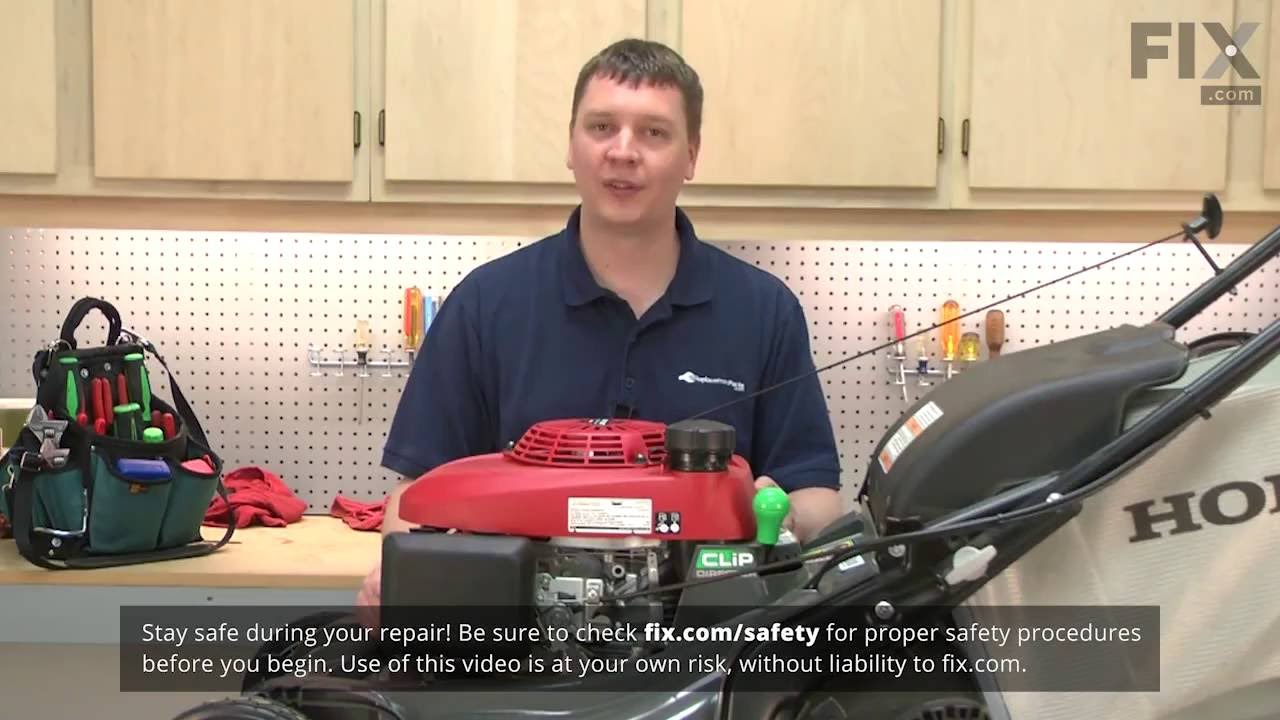 Honda Lawn Mower Repair – How to replace the Starter Grip - YouTube