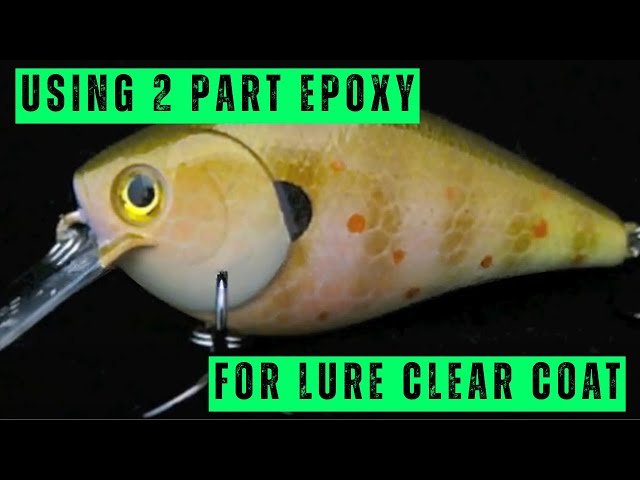 bass top coat on painted lures How to Clear Coat Crankbaits with 2-Part Epoxy | Durable Gloss Finish for  Custom Lures #CrankbaitDIY