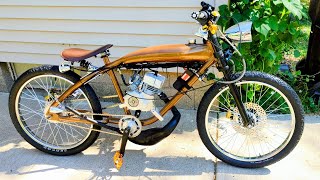 The most BADASS motorized bike I've ever built!! 