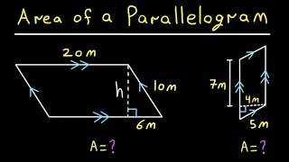 Area Of A Parallelogram Using The Pythagorean Theorem