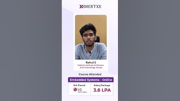 Rahul S Placed at LG Soft