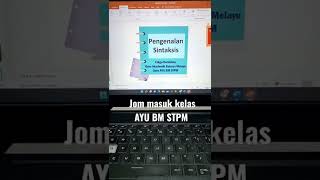 Promo sikit kelas BM STPM AYU