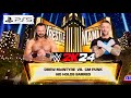 Drew McIntyre vs. CM Punk (ECW Punk DLC Pack). (WWE 2K24: PS5 GAMEPLAY) PS5 (4K).