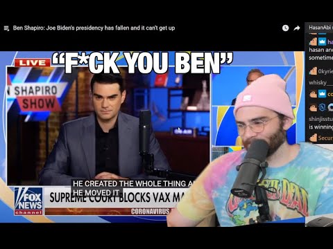 Thumbnail for Hasanabi REACTS to Ben Shapiro Against OSHA │ FOX NEWS REACTS