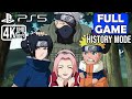 Naruto x boruto uns connections history 4k gameplay walkthrough part 1 full game  no commentary