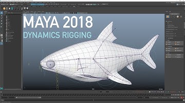 How to Create Joints Dynamic Fish Animation In Maya 2018 Tutorial | Advanced Skeleton