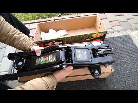 Домкрат подкатной Rock Force низкий подкат 2 т h min 80 мм, h max 380 мм (RF-T820037)