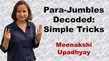 Para-Jumbles Decoded: Simple Tricks | CAT VARC | CAT 2022 | CAT 2023 | CAT Verbal