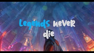 Legends Never Die (ft. Against The Current) Lyrics animation 🎶