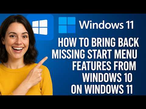 ✅ Add Start Menu Features from 10 to Windows 11✅