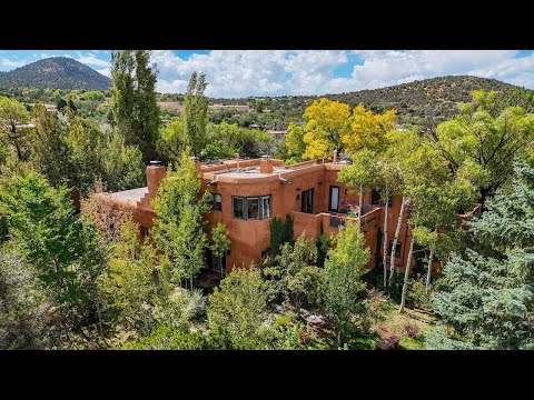 525 Camino Militar, Santa Fe, NM home video tour