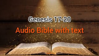 Read and Listen to the Holy Bible | Genesis 17-20 | Audio Bible with text