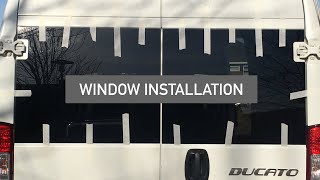 WINDOW INSTALL | Fiat Ducato | sliding door and rear windows Fiat Ducato Side Window