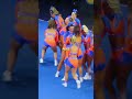 Crowd Goes CRAZY!😳 #cheerleading #orange #cheer #cheercompetition #allstarcheer #performancecheer