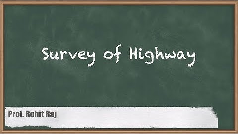 Survey of Highway-Transportation Engineering 1-Hindi