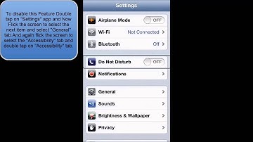 HOW TO ENABLE OR DISABLE VOICEOVER FEATURE IN IOS 6 (IPHONE IPOD TOUCH)