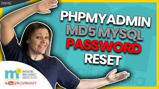 PHPMYADMIN MD5 PASSWORD RESET in MYSQL by skipping WORDPRESS - perfect for regaining admin access! Net Worth