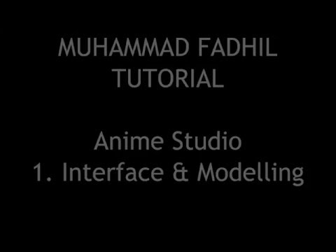 Anime Studio Tutorial - 1.Pengenalan Interface & Modelling - YouTube