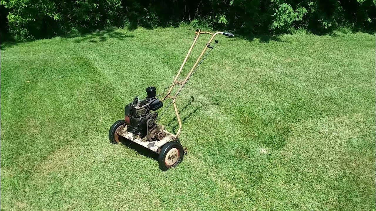 Eclipse Rocket Reel Mower in Action YouTube