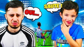 JE DIS OUI À TOUT À MON PETIT FRÈRE PENDANT CETTE GAME FORTNITE ! (ça tourne mal)