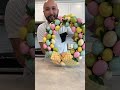 Easter Egg Wreath #eastereggwreath #eastereggs #doorwreath